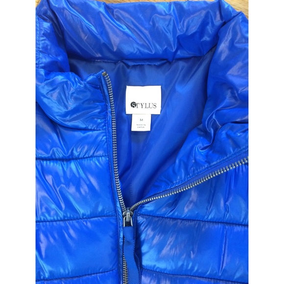 Blue Lightweight Puffer Jacket - Picture 5 of 8